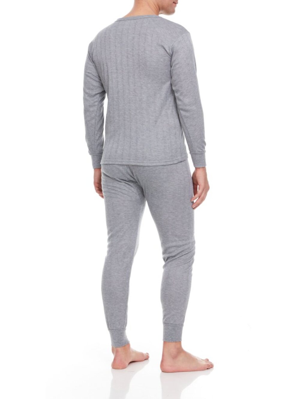 Men Cotton Fleece Thermal Underwear Set 2-Pack Warm Long Johns Winter Base Layer - Picture 6 of 6